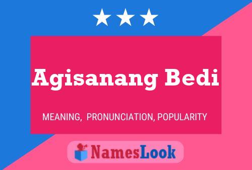 Agisanang Bedi Name Poster