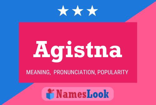 Agistna Name Poster