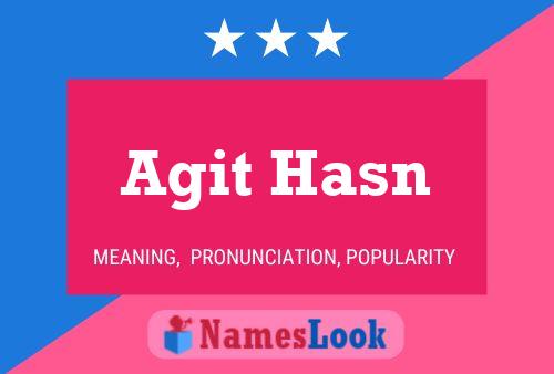 Agit Hasn Name Poster