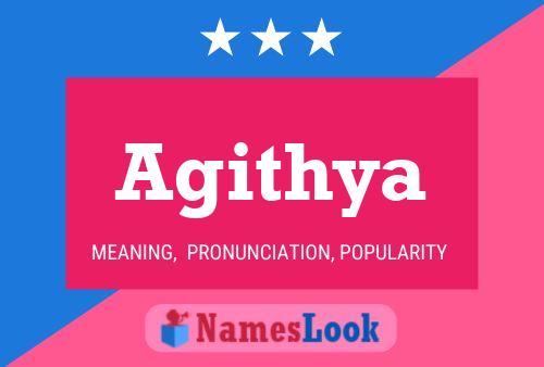 Agithya Name Poster