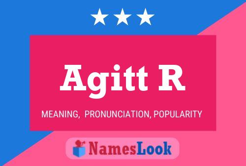 Agitt R Name Poster