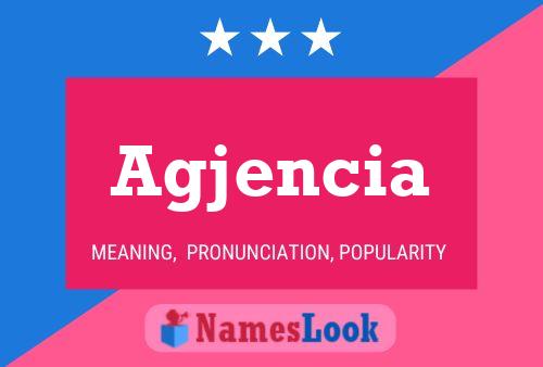 Agjencia Name Poster