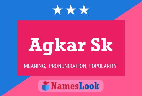 Agkar Sk Name Poster