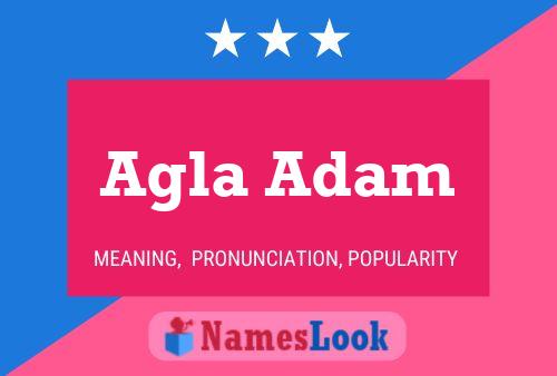 Agla Adam Name Poster