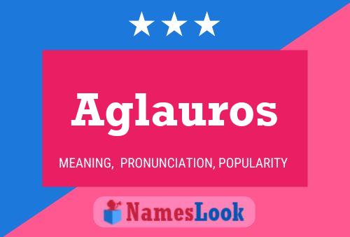 Aglauros Name Poster