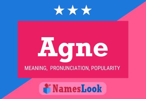 Agne Name Poster