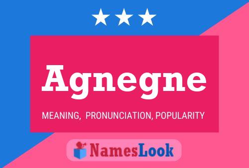 Agnegne Name Poster