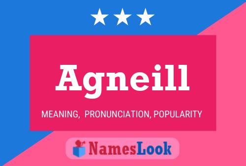 Agneill Name Poster