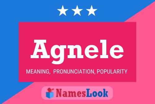 Agnele Name Poster