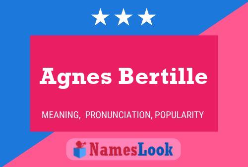 Agnes Bertille Name Poster