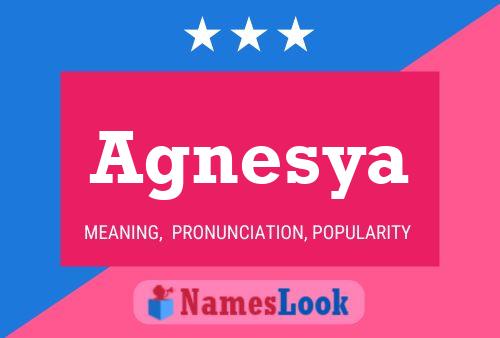 Agnesya Name Poster