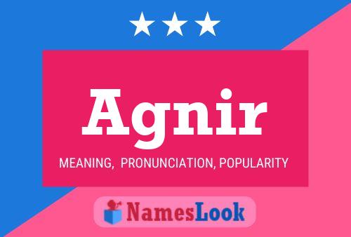 Agnir Name Poster