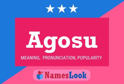 Agosu Name Poster