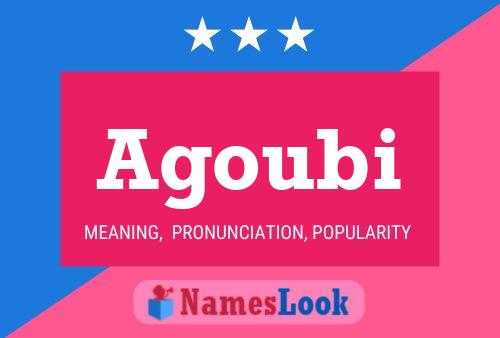 Agoubi Name Poster