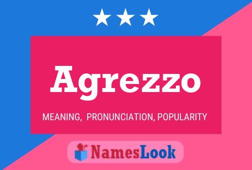 Agrezzo Name Poster