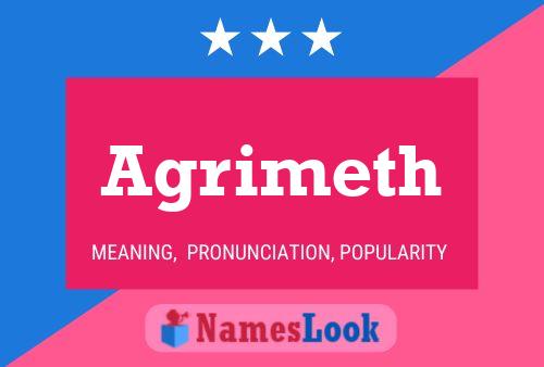 Agrimeth Name Poster