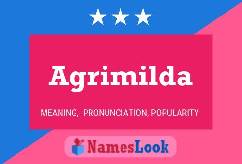 Agrimilda Name Poster