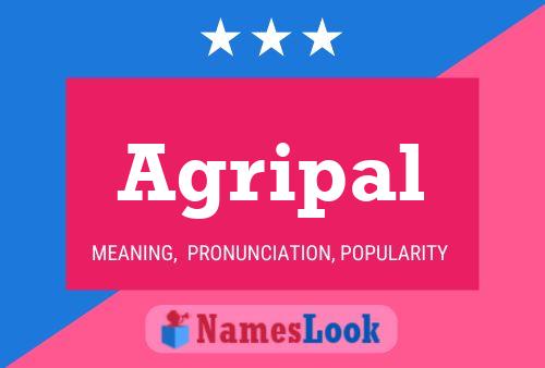 Agripal Name Poster