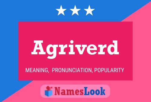 Agriverd Name Poster