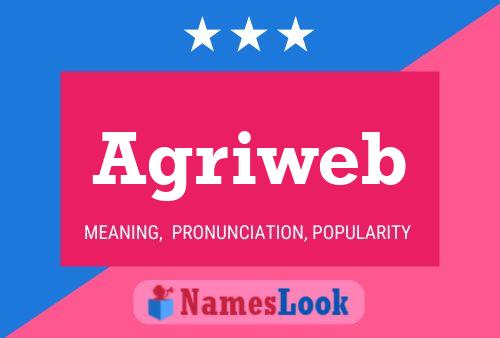 Agriweb Name Poster