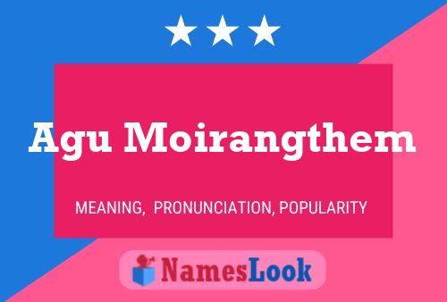 Agu Moirangthem Name Poster