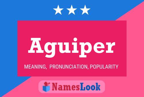 Aguiper Name Poster