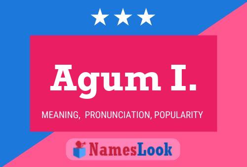 Agum I. Name Poster