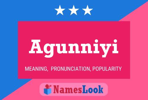 Agunniyi Name Poster