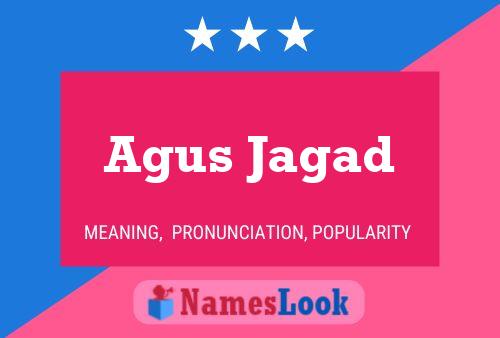 Agus Jagad Name Poster