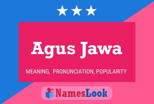 Agus Jawa Name Poster