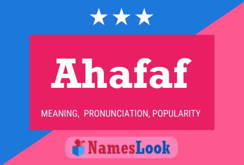 Ahafaf Name Poster