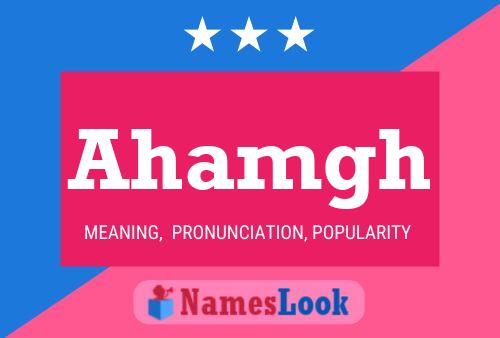 Ahamgh Name Poster