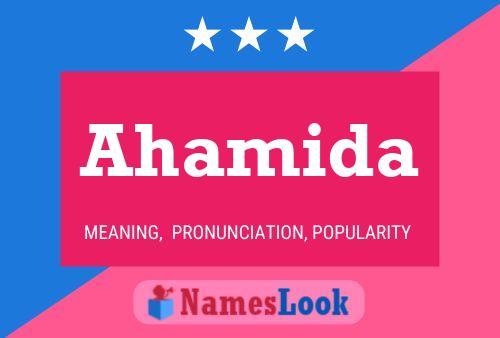 Ahamida Name Poster