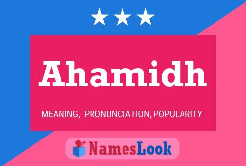 Ahamidh Name Poster