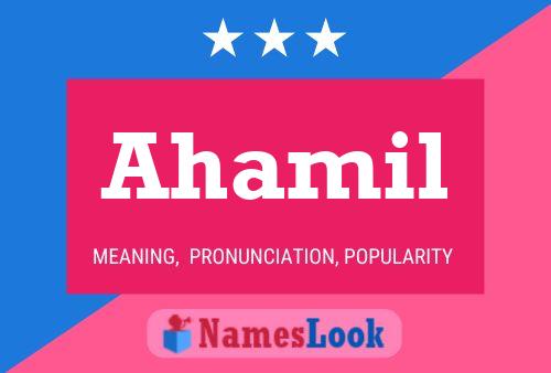 Ahamil Name Poster