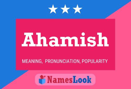 Ahamish Name Poster