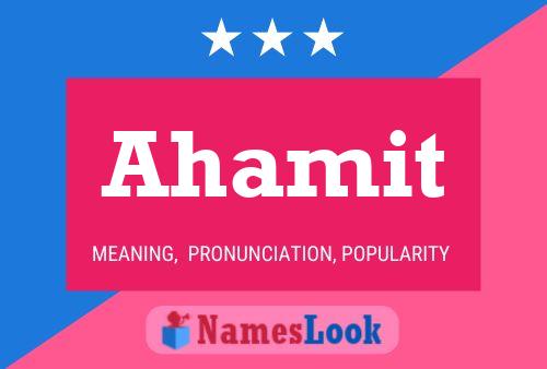 Ahamit Name Poster