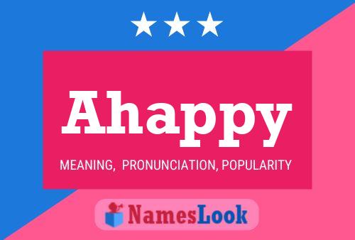 Ahappy Name Poster