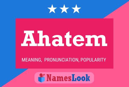 Ahatem Name Poster