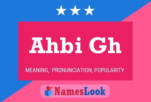 Ahbi Gh Name Poster