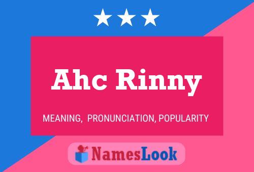 Ahc Rinny Name Poster