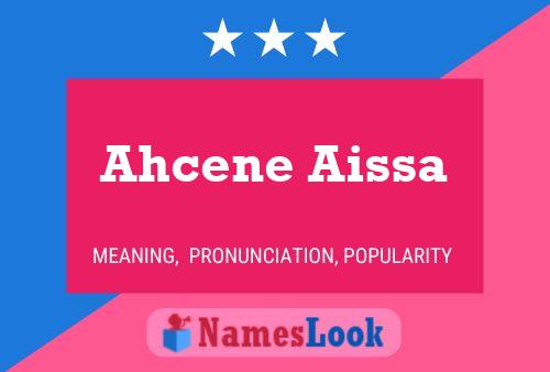 Ahcene Aissa Name Poster