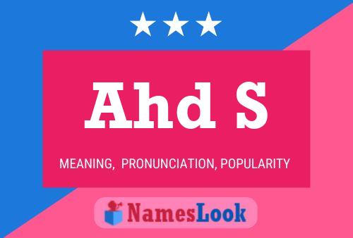 Ahd S Name Poster