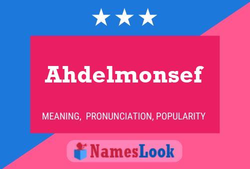 Ahdelmonsef Name Poster