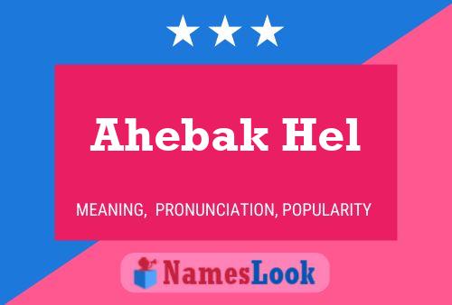 Ahebak Hel Name Poster