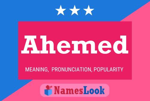 Ahemed Name Poster