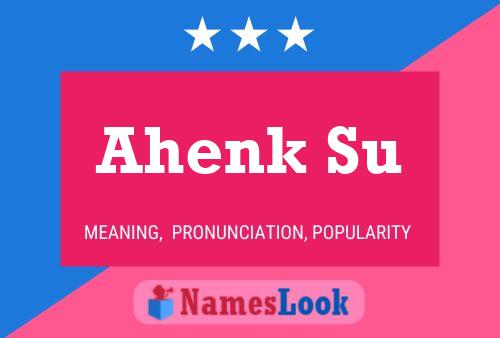 Ahenk Su Name Poster