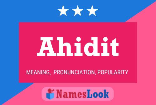 Ahidit Name Poster