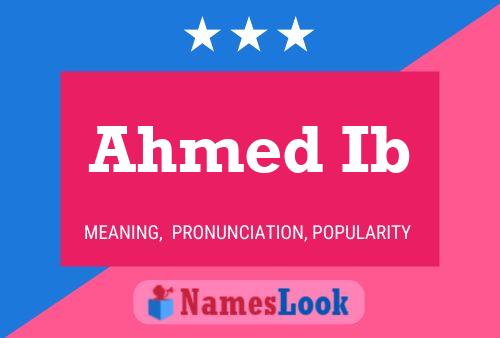 Ahmed Ib Name Poster