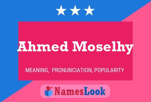 Ahmed Moselhy Name Poster